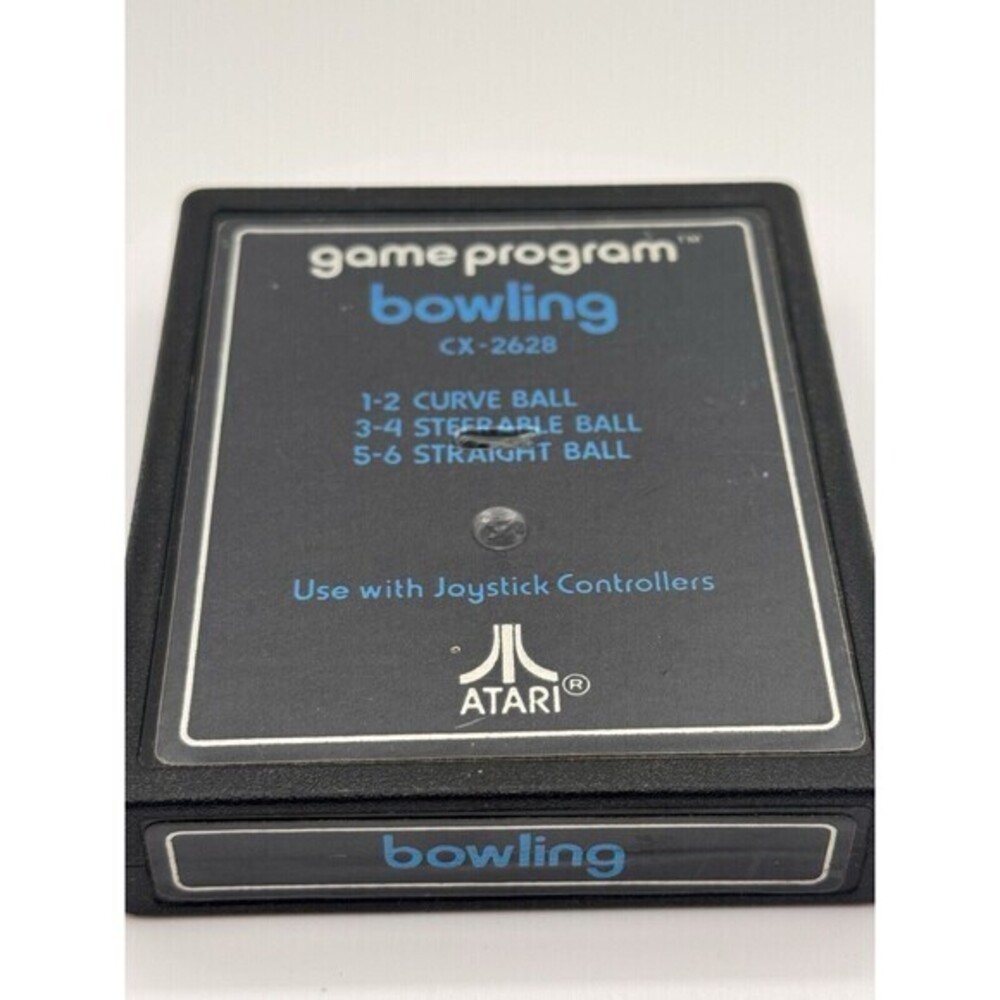 Vintage Bowling Video Game For Atari 2600 Untested
